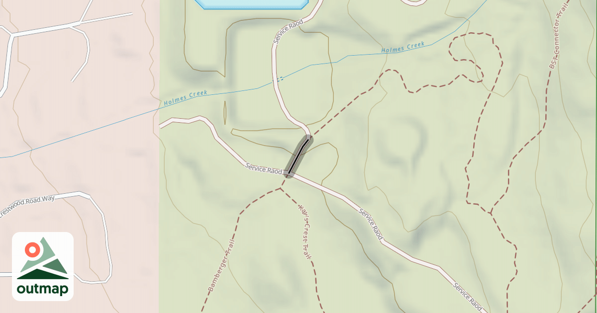 Map of Graveyard Trail