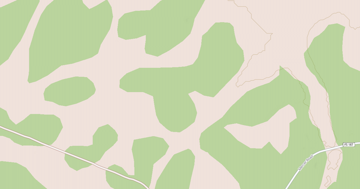 Map preview of USFS Motor Vehicle Use Map Roads {95DBEC07-FC7D-49DF-A64A-C2361CA1E814}