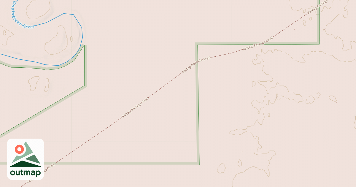 Map of Iditarod National Historic Trail
