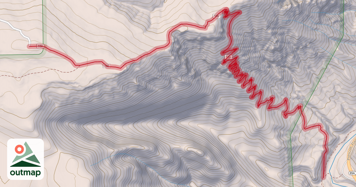 Map of A.B. Young Trail
