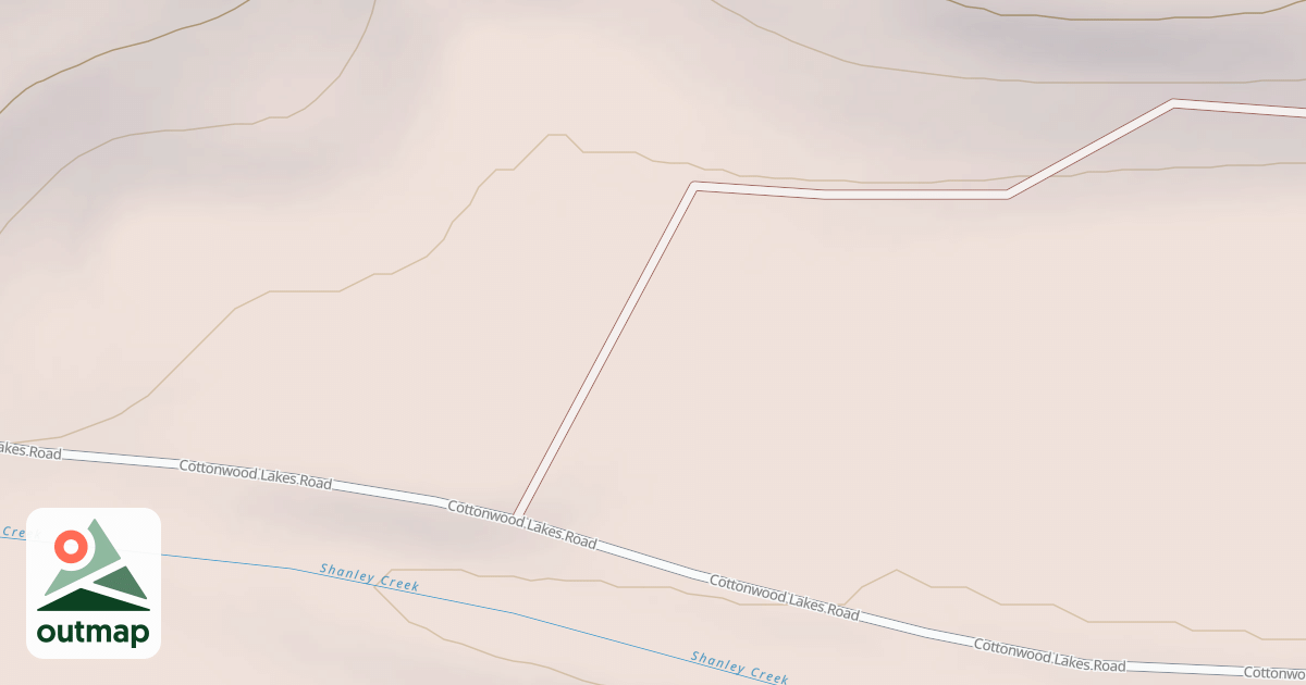 Map of LOWER CAVE SPUR