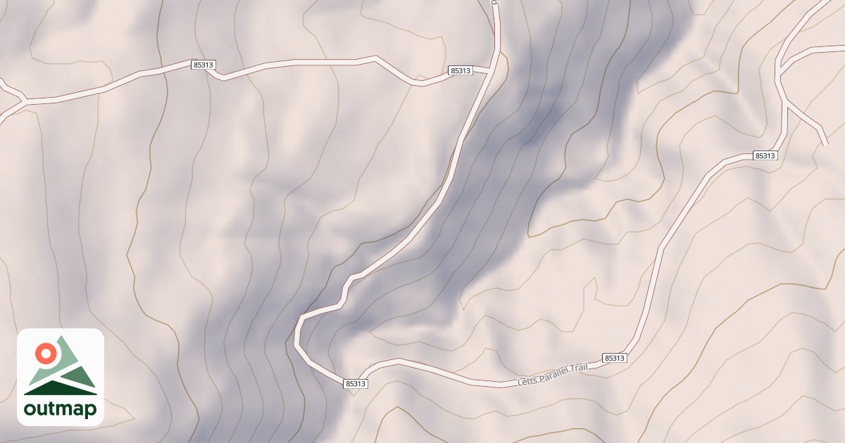Map of LETTS PARALLEL