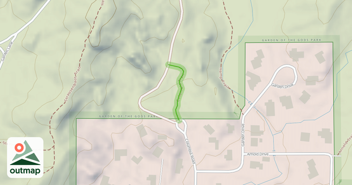 Map of Columbia Trail