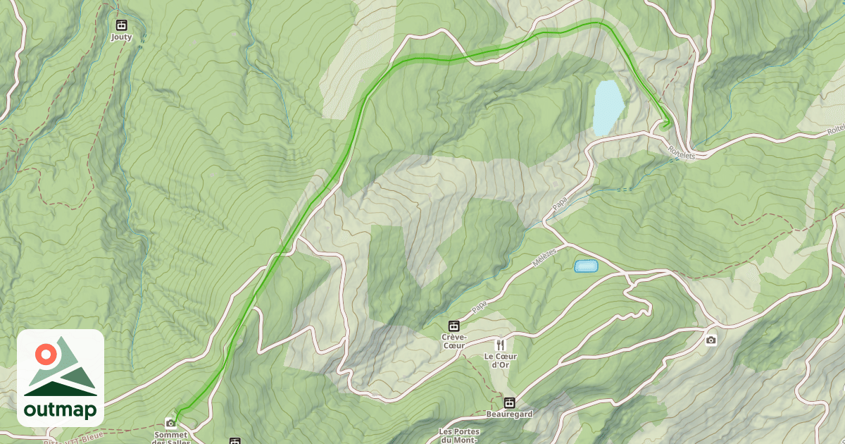 Map of La Croix