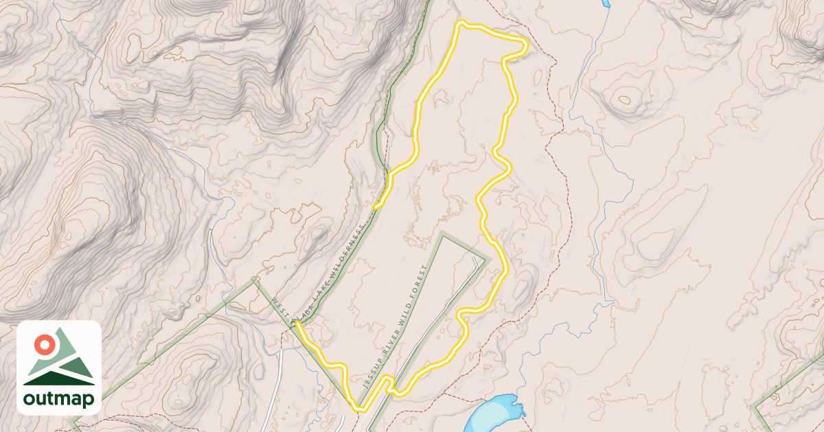 Map of Foxy Brown trail