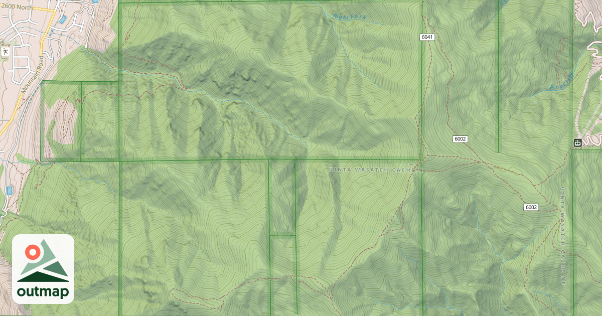 Map of LEWIS PEAK