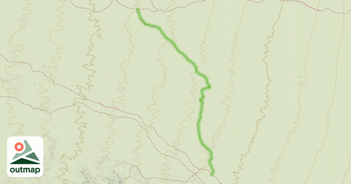 Map of Lariat Trail
