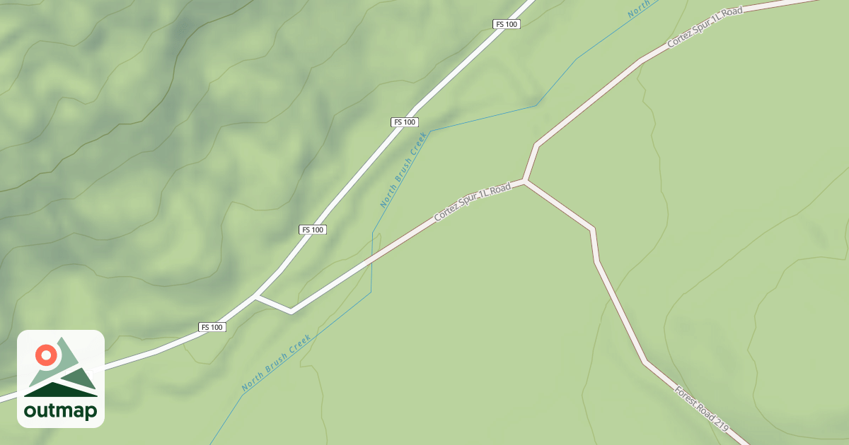Map of CORTEZ SPUR 2L