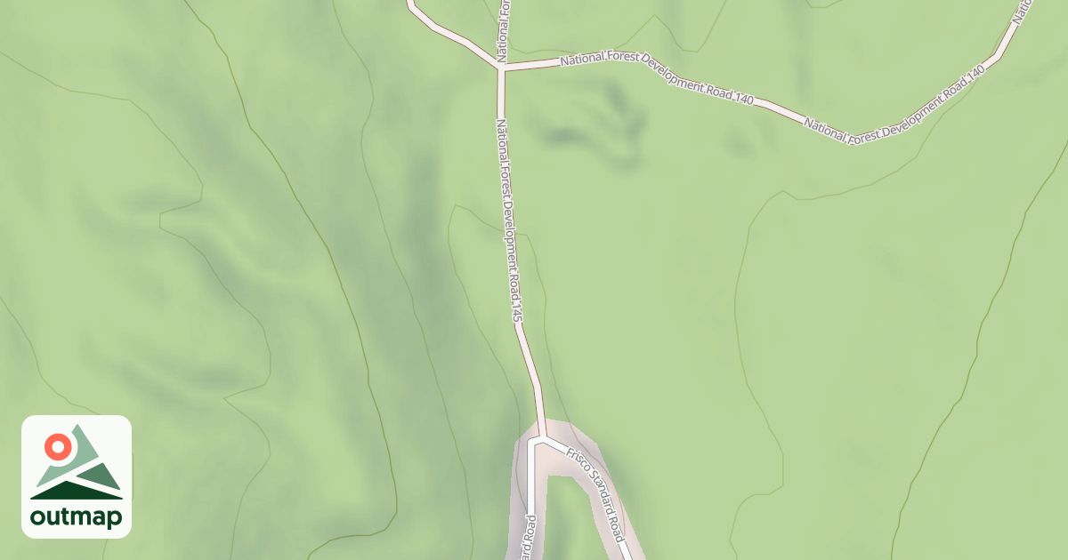 Map of FRISCO MTN