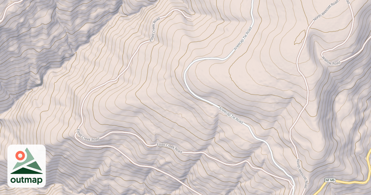 Map of ESTELL CREEK