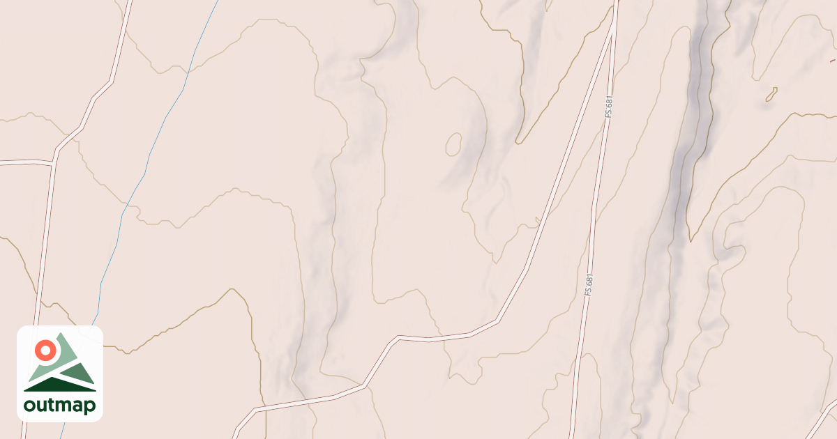 Map of BRUSH CREEK LOOP
