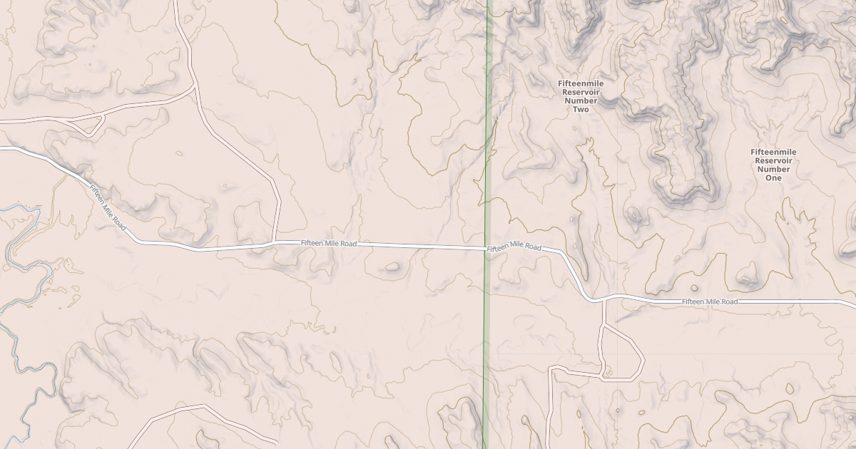 Map preview of FIFTEEN MILE