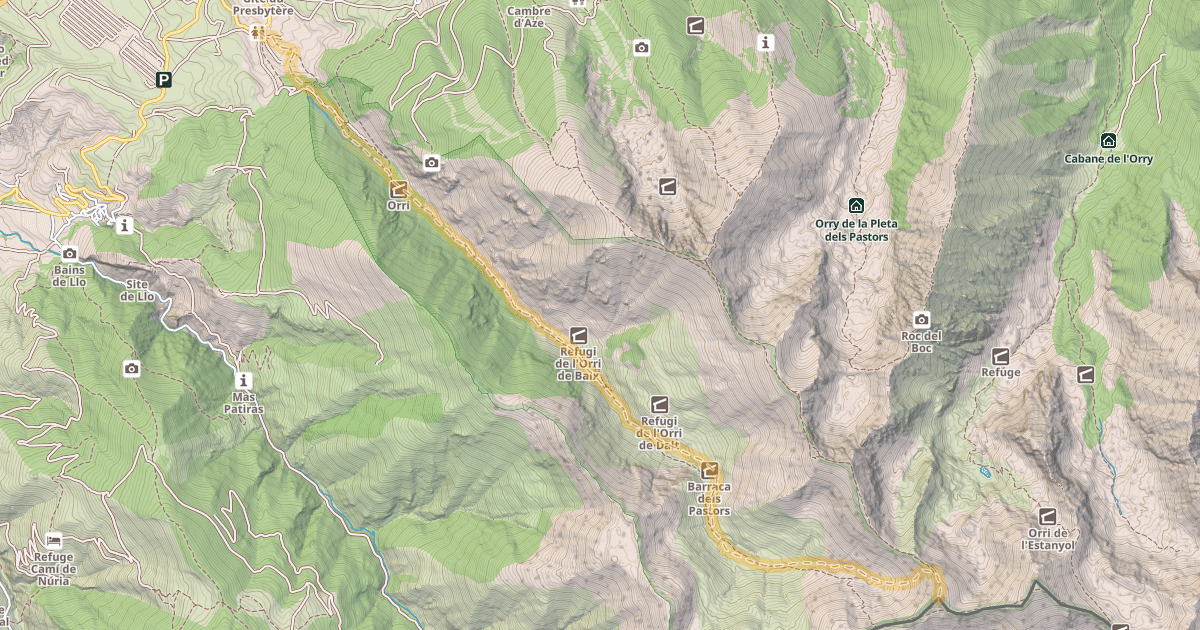 Map preview of Pic d'Eina — Eyne