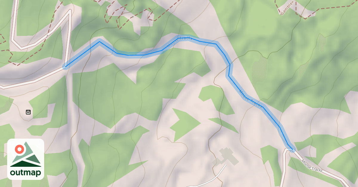 Map of Moose Tracks