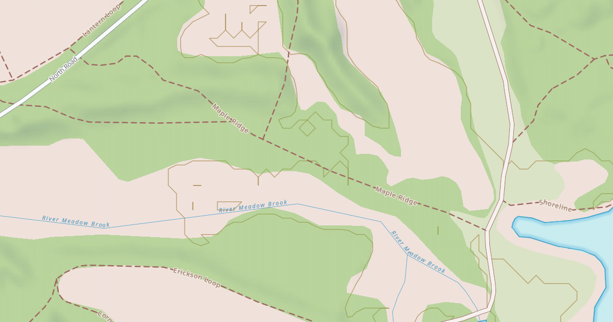 Map preview of Maple Ridge Trail