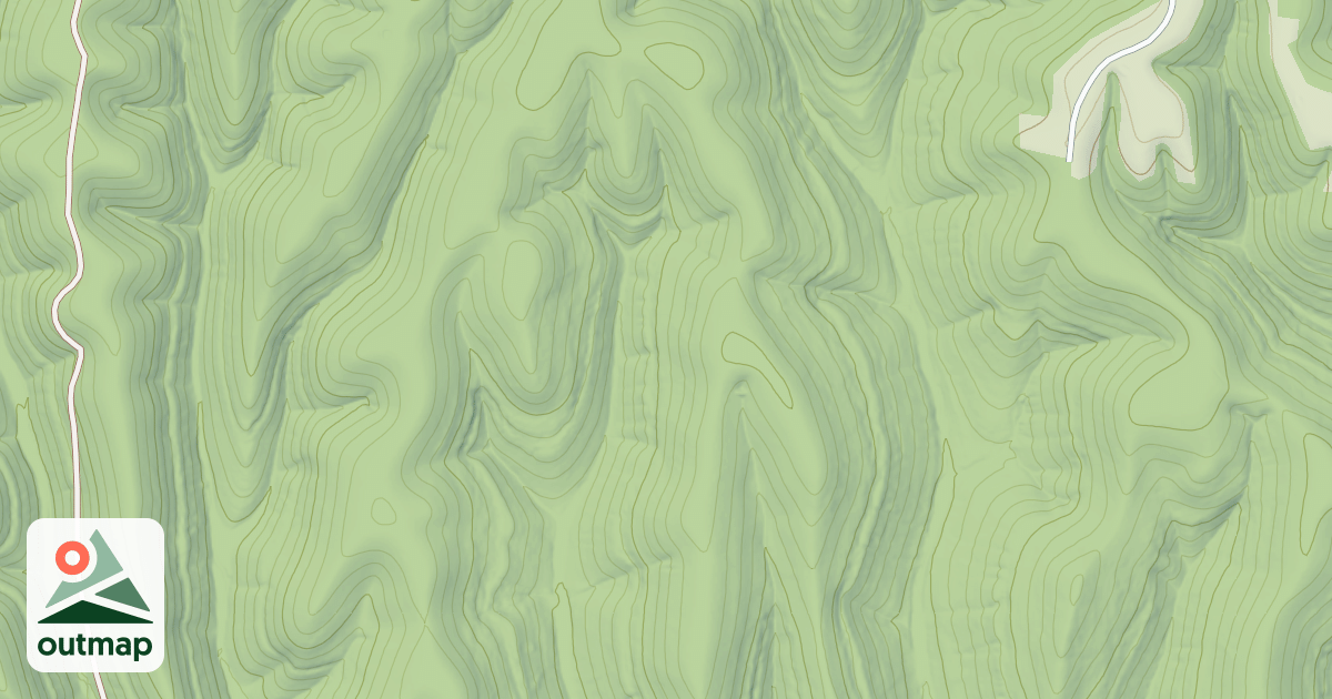 Map of ROCK CREEK RIDGE