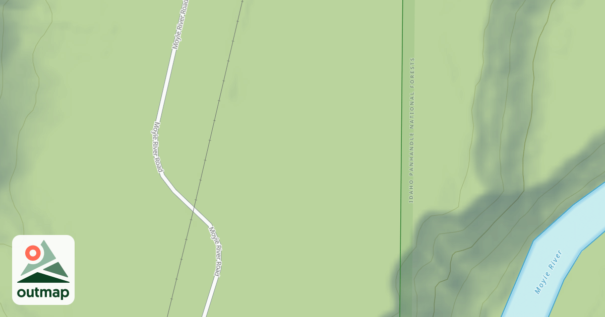 Map of MOYIE RIVER G