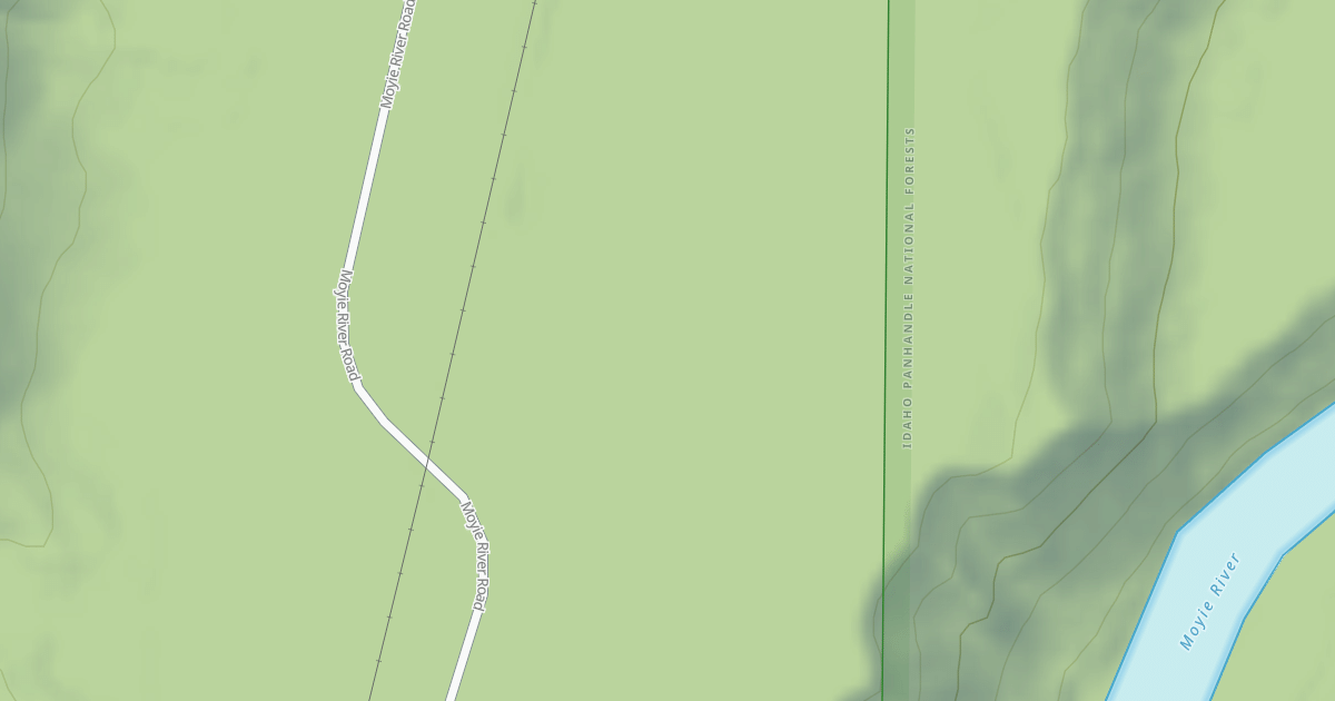 Map preview of MOYIE RIVER G