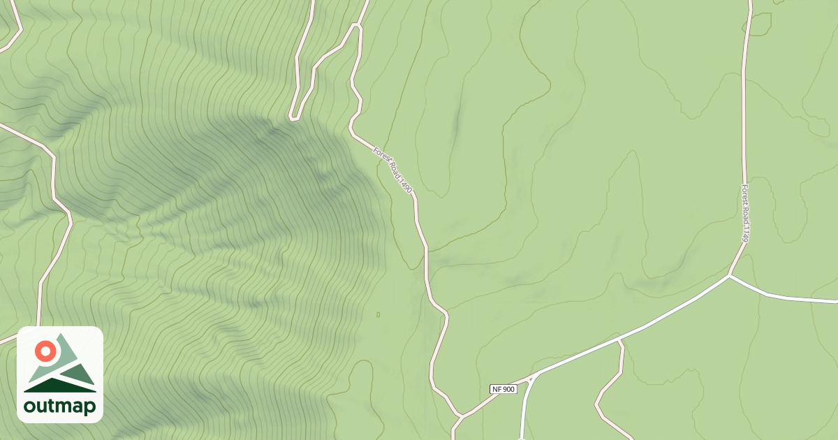 Map of USFS Motor Vehicle Use Map Roads {1FE2ED83-81C7-4CD6-BD15-7E6FF5851922}