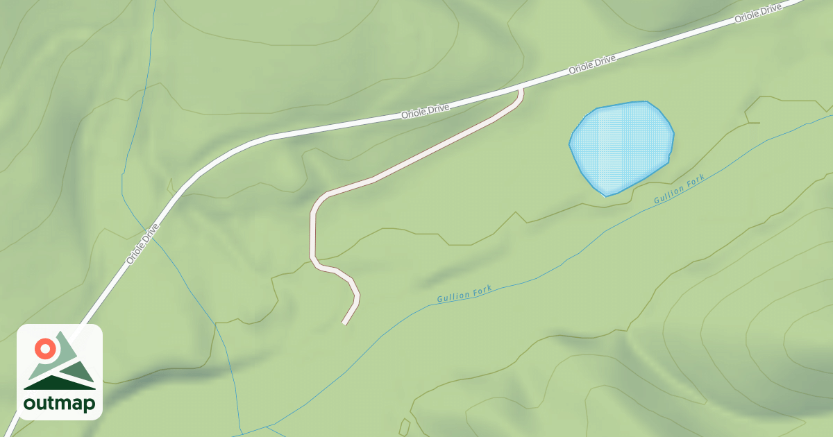 Map of GULLION FORK PARKING LOT