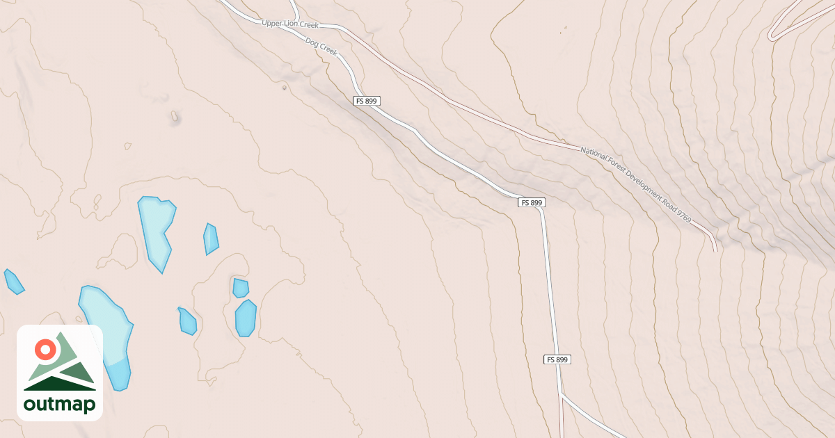 Map of DOG CREEK