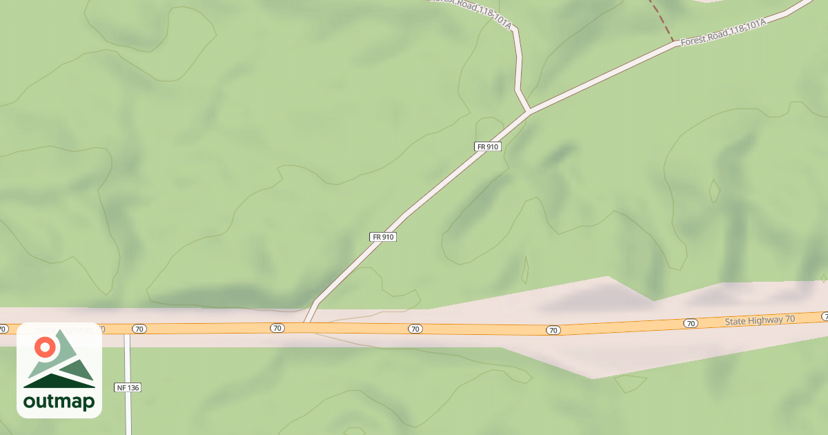 Map of FR 910