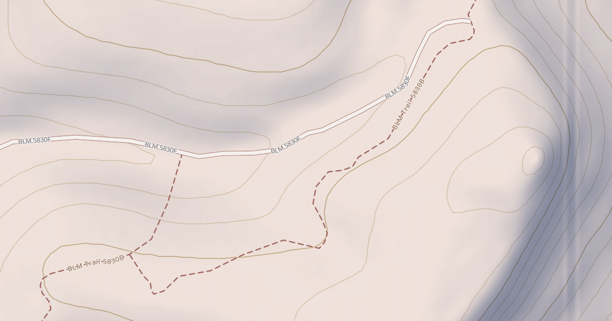 Map preview of BLM National GTLF Public Motorized Trails 20d7ba40-d5be-4722-8dba-cf86d1b4c7fc
