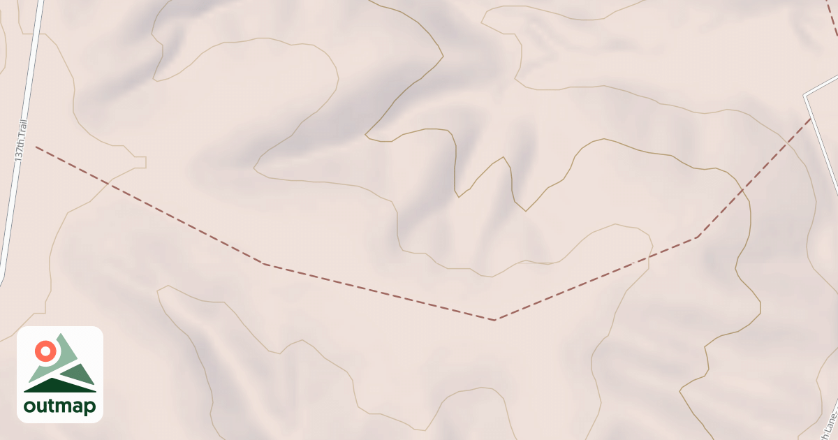 Map of Stevens Forest - Lucas Unit Trails