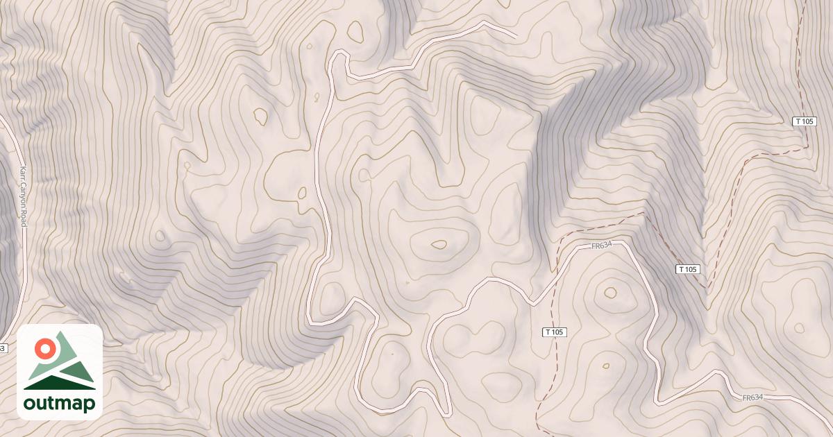 Map of KARR MAIN