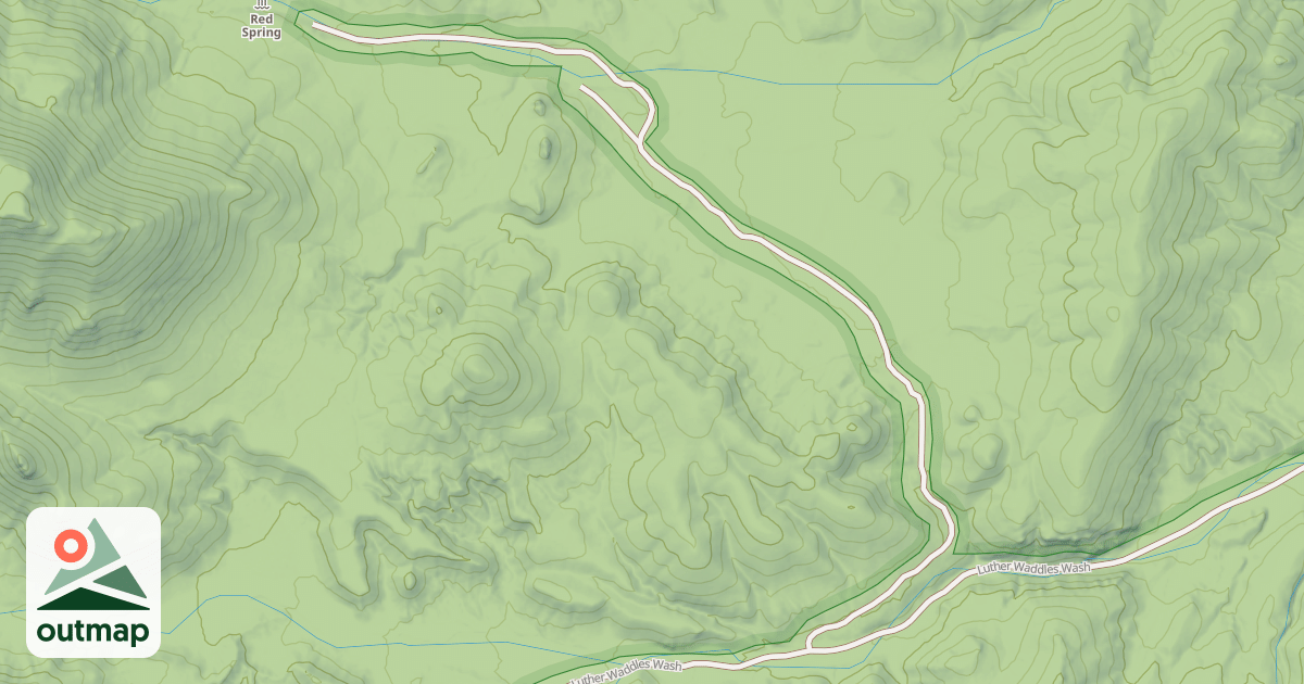 Map of RED SPRING ROAD