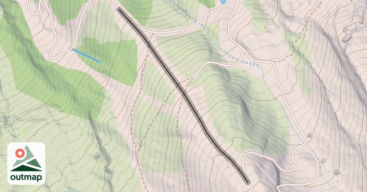 Map of Arête des Intrets