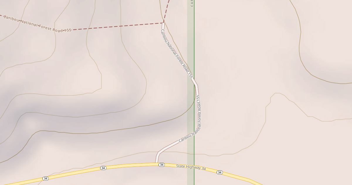 Map preview of HADERLIE CREEK