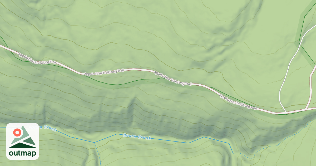 Map of Appalachian National Scenic Trail