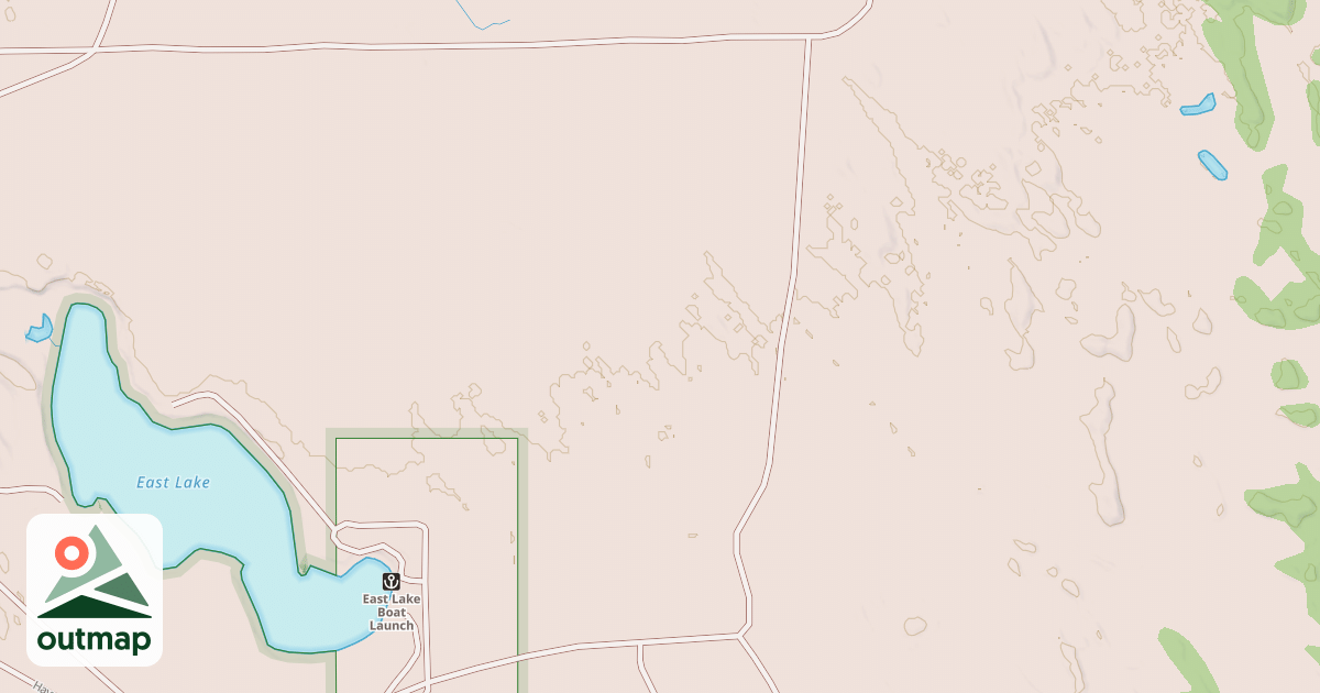 Map of EAST LAKE EAST