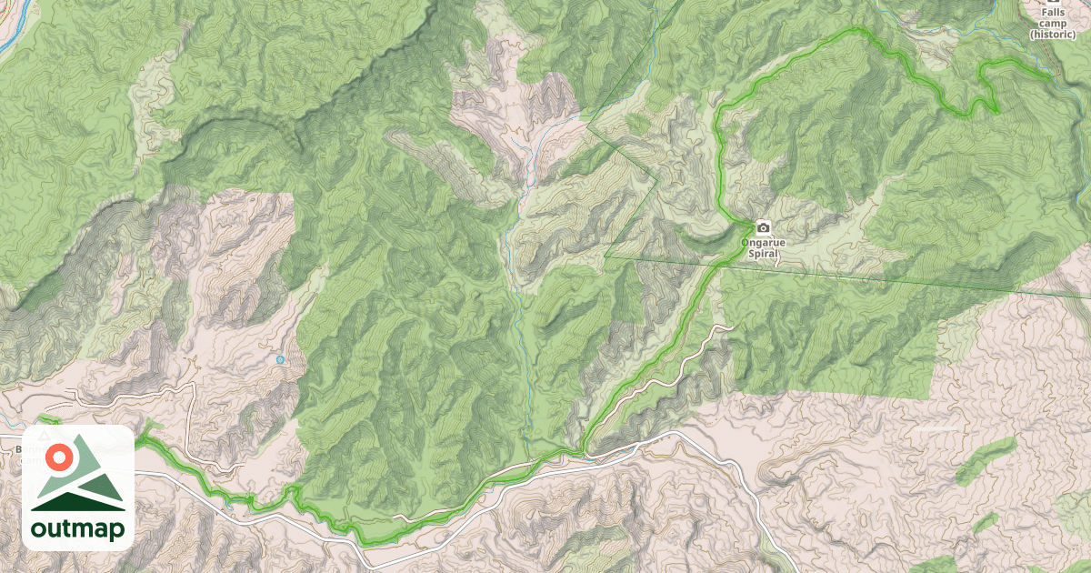 Map of Timber Trail