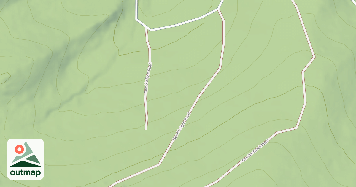 Map of GAMBLE SPUR