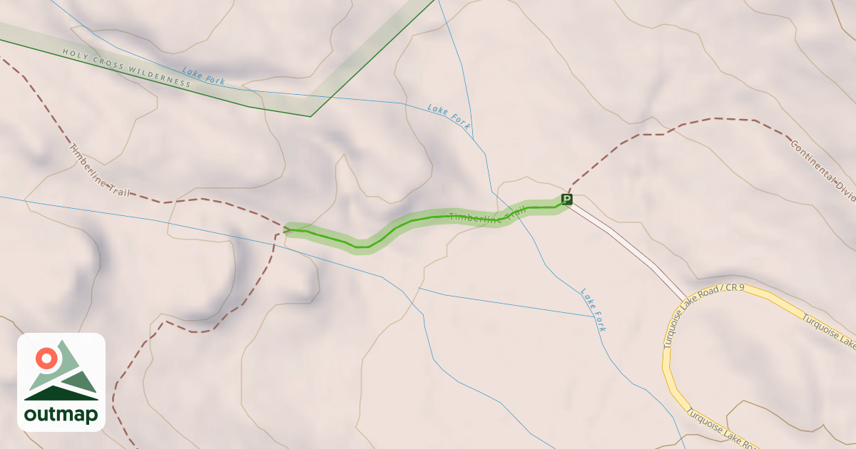 Map of Timberline Trail