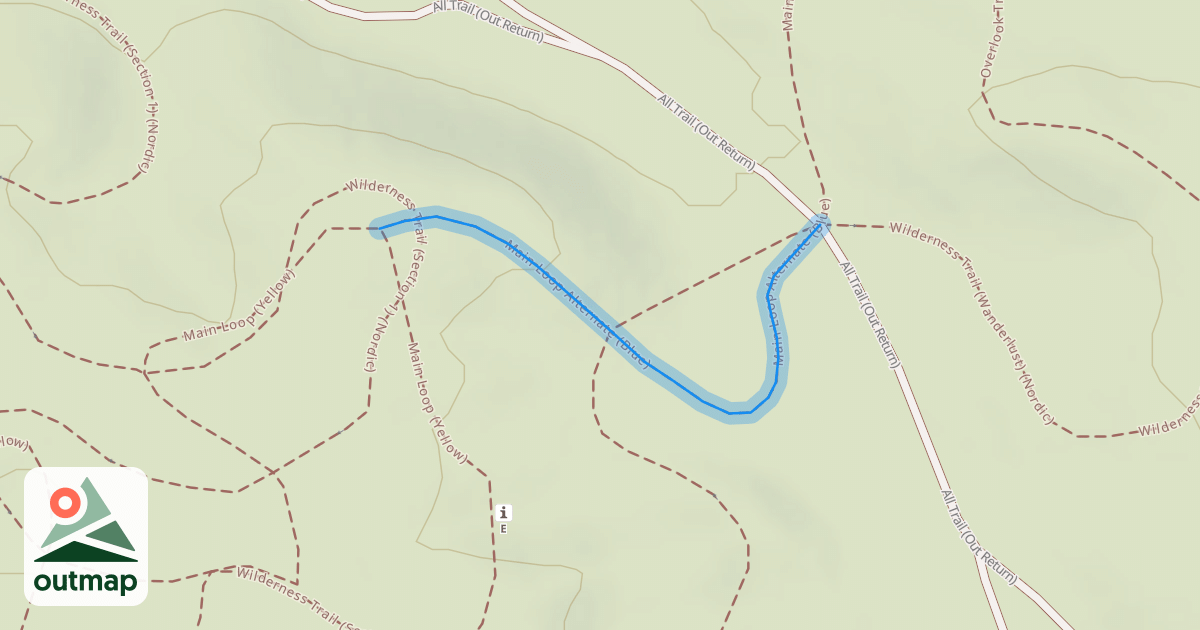 Map of Main Loop Alternate (Blue)