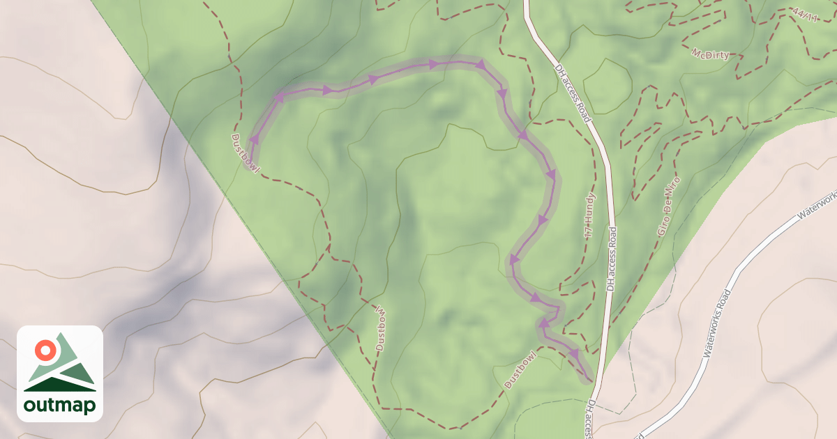 Map of Soiled Chamois