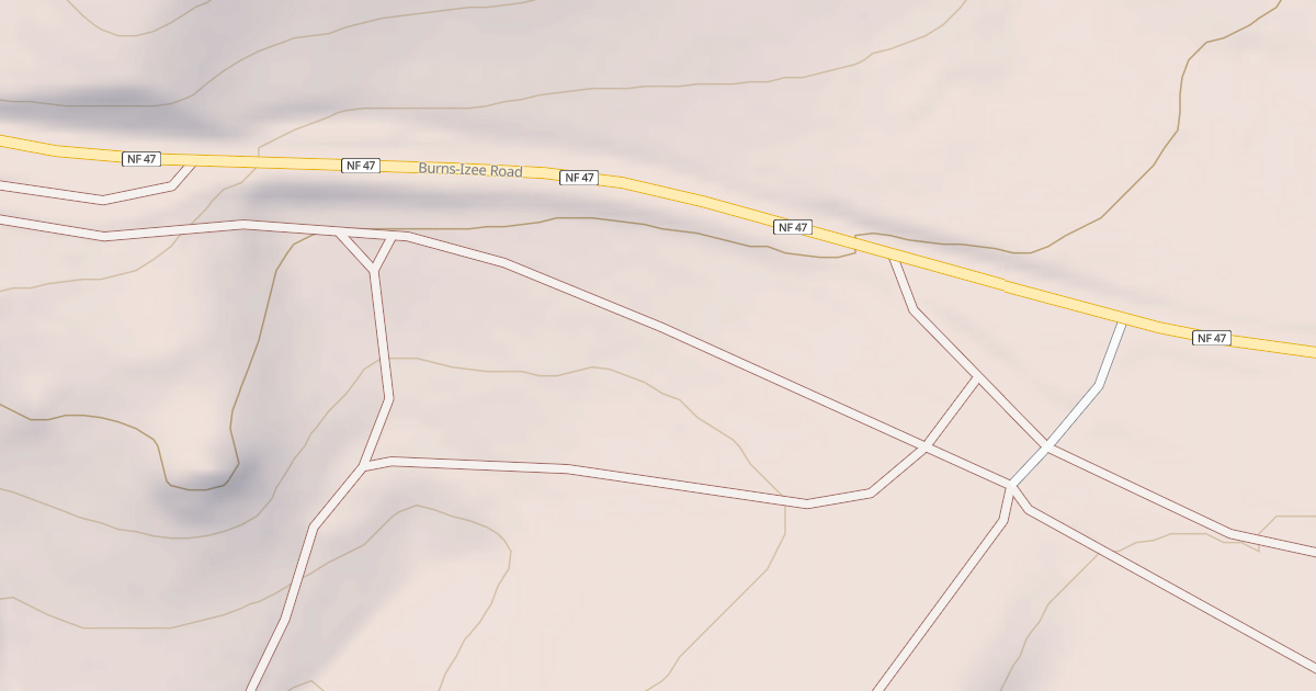 Map preview of Radar Hill OHV Trails