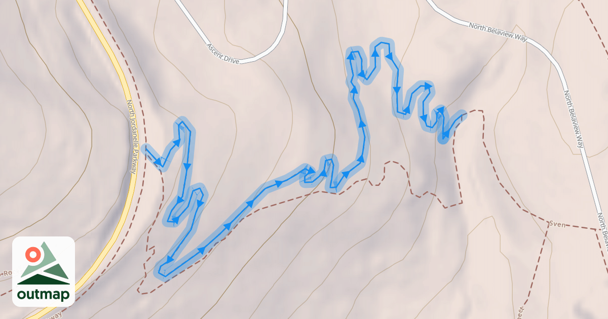 Map of Oh Deer Flow