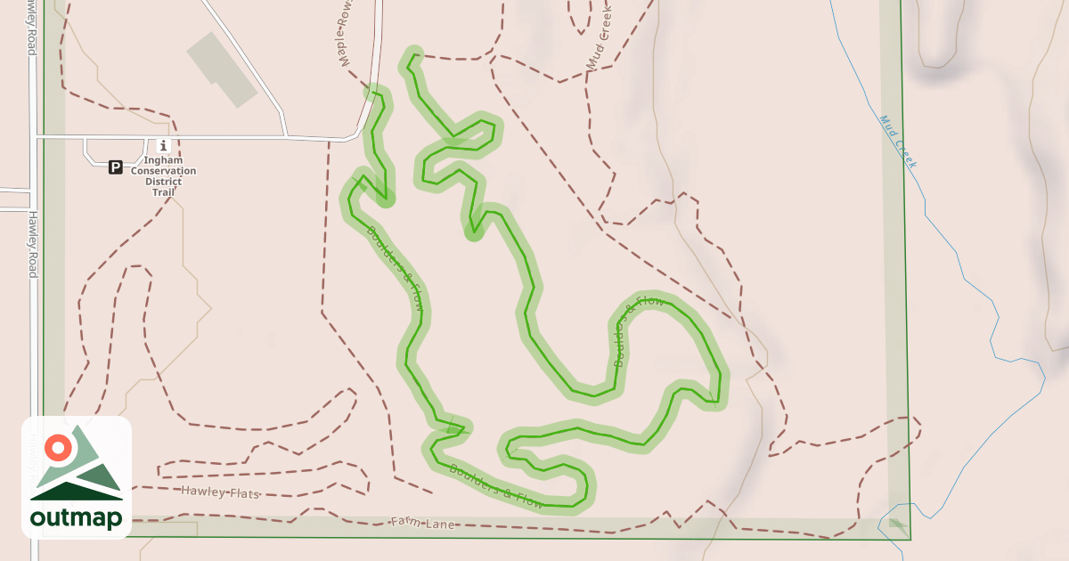 Map of Boulders & Flow