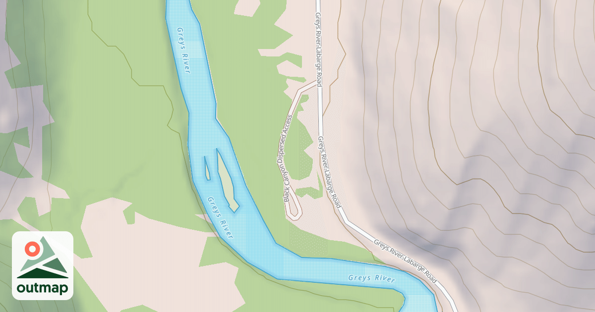 Map of BLACK CANYON DISPERSED