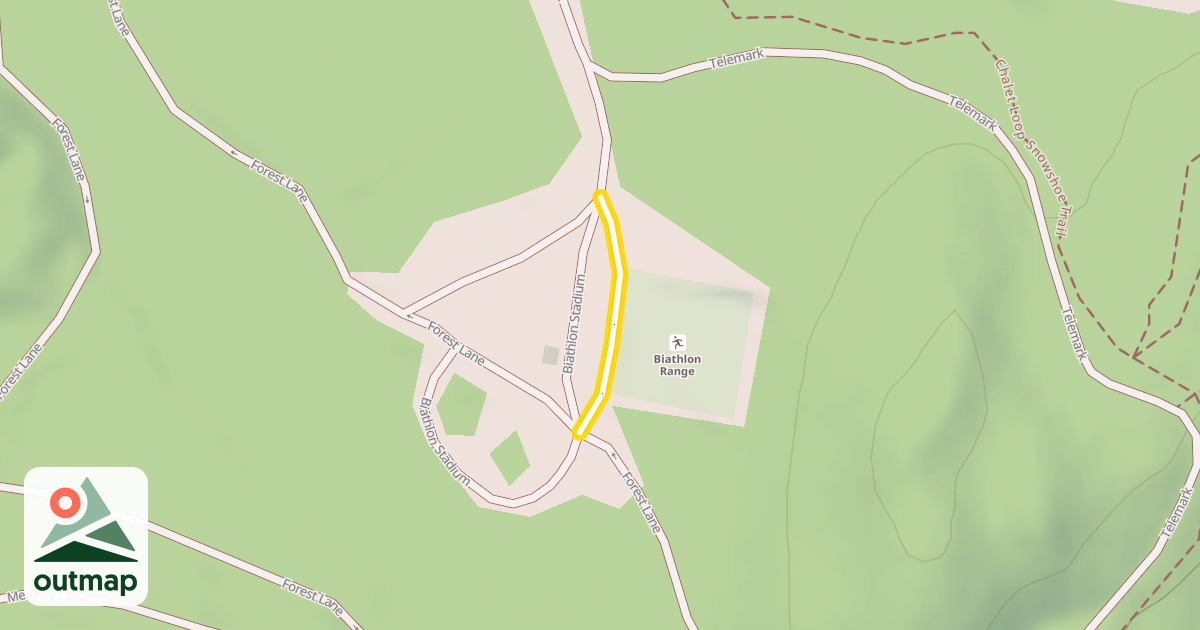 Map of Biathlon Stadium