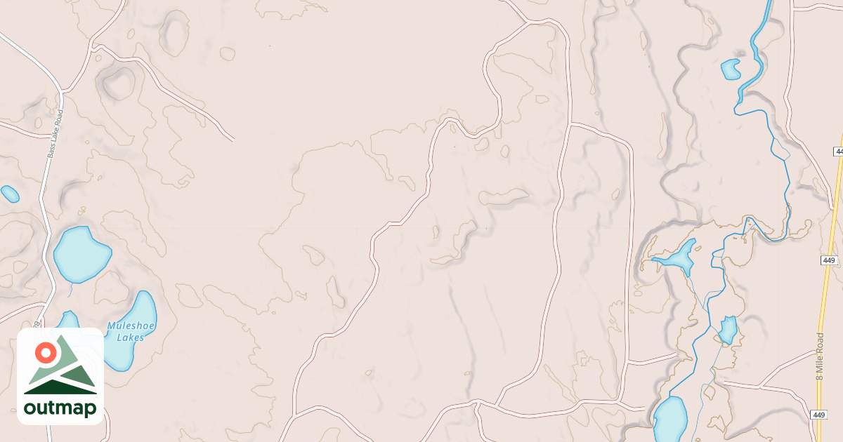Map of MULE SPUR