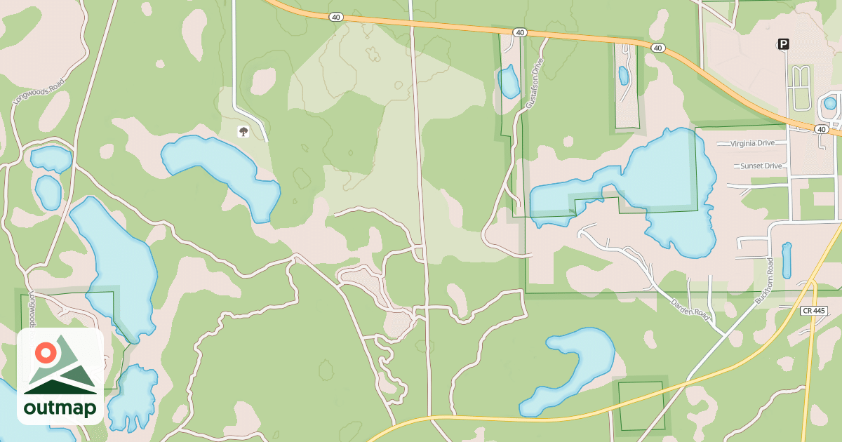 Map of USFS Motor Vehicle Use Map Roads {0A9B5857-5138-475A-985E-C476FFEE4728}