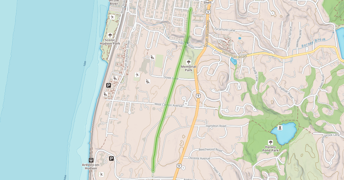 Map preview of Old Croton Aqueduct Trail