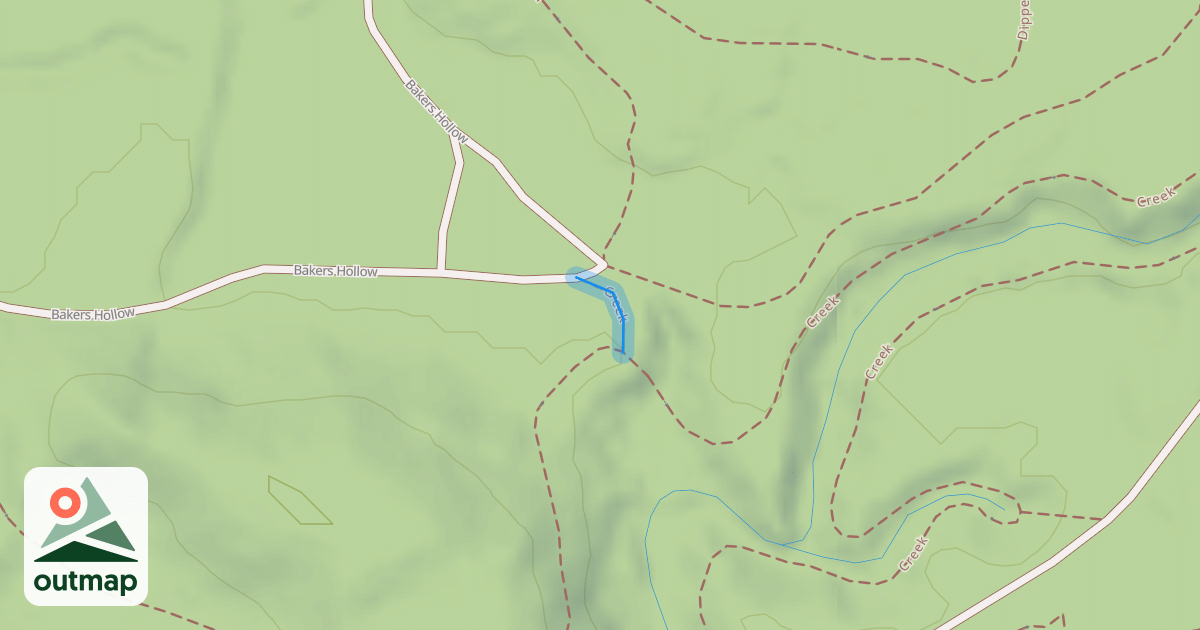 Map of Creek