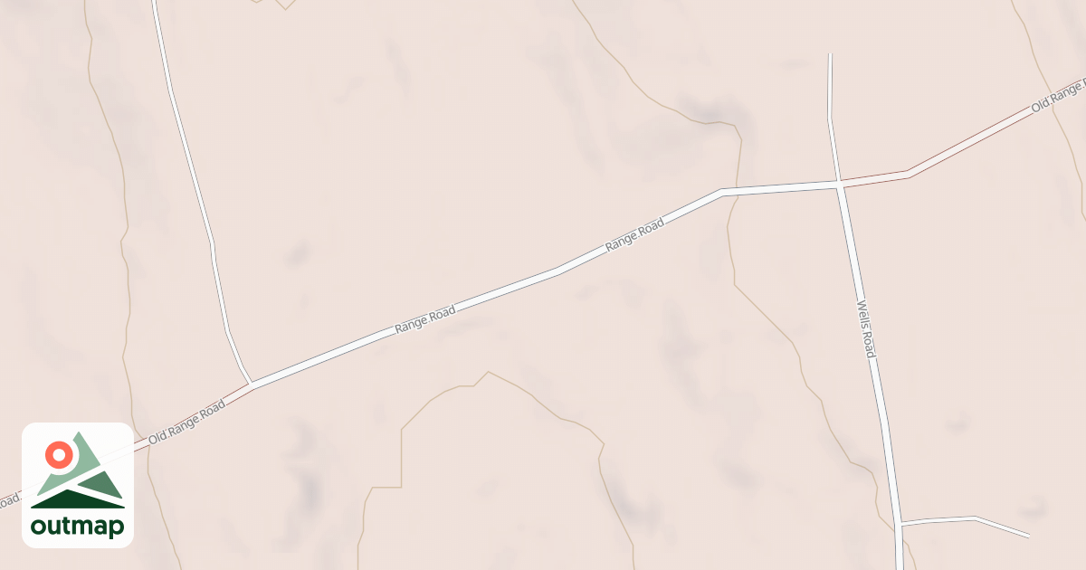 Map of Range Rd