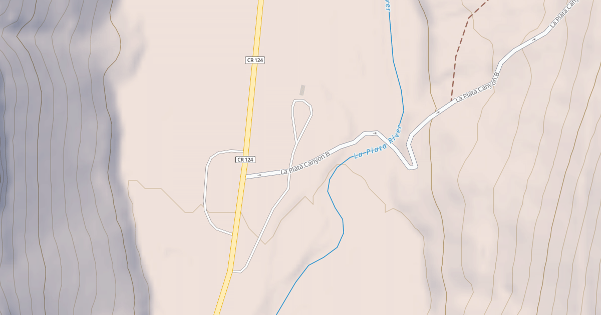 Map preview of LA PLATA CANYON B